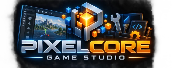 PixelCore Game Studio wordmark